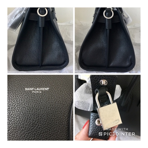 🎯SOLD🎯SAINT LAURENT Baby Sac de Jour Black NEW - Picture 6 of 8